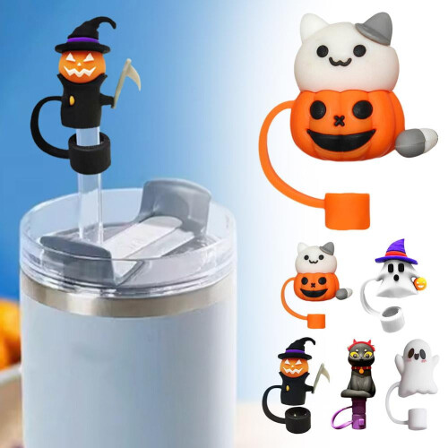 Black Wizard Silicone Straw Cover for Stanley 10mm 1 pcs 1