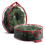 Sac de rangement pour couronne de Noël, double fermeture éclair, imperméable, PE 2