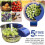 Electric peeler - 2 pieces - for grapes and garlic - automatic - rechargeable 3