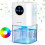 1700ml Air Dehumidifier, Portable Anti-Mold Dehumidifier, Silent, 350ml/day, Timer Function, White 2