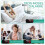 Digital Alarm Clock, LED Alarm Clock, Small Clock with Snooze, Adjustable Brightness, Daytime Mode, 2 Power Modes (Red) 4