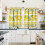 Lemon Kitchen Curtains Set 3-Piece 54x36 inch 4