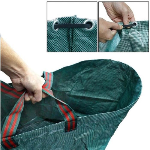 Garden waste bag - laoonl - 272 L - Polypropylene - Tear-resistant - Foldable 2