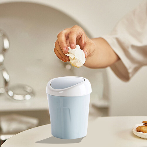 YLOMAY portable trash can for home office dormitory 2