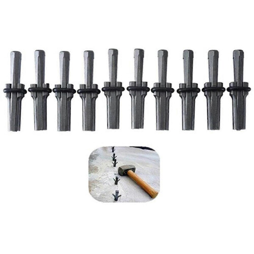 Stone Splitting Tool Splitting Tools Wedge Stone Set Stone Splitting Concrete Rock Marble Handmade 2