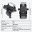 Bicycle light, bicycle headlight with phone holder and 130 decibel horn 4