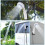 A148 USB Portable Shower — Rechargeable Camping Shower Pump with Hose, Compact, White 4