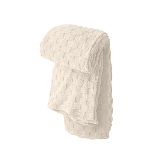 Soft Thick Throw Blanket 27.5 x 39.3 in White 1