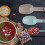 Conjunto de 3 colheres de cozinha de plástico para sorvete, farinha e doces. 4