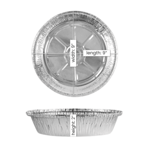 VeZee JETfoil Einweg-Aluminiumpfanne (23 cm) mit gewölbtem Deckel 1