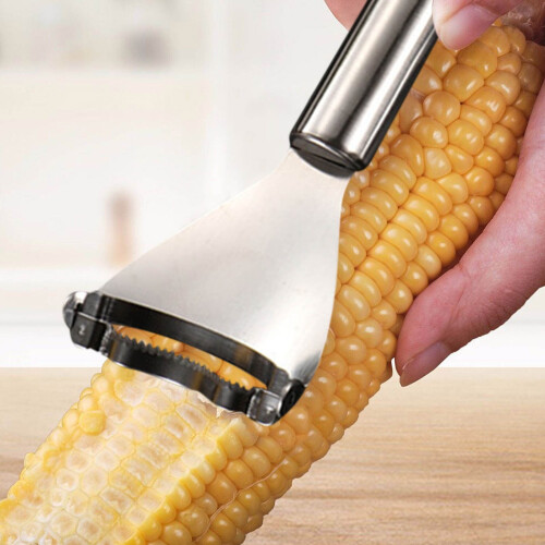 Corn cob stripper peeler tool single piece 2
