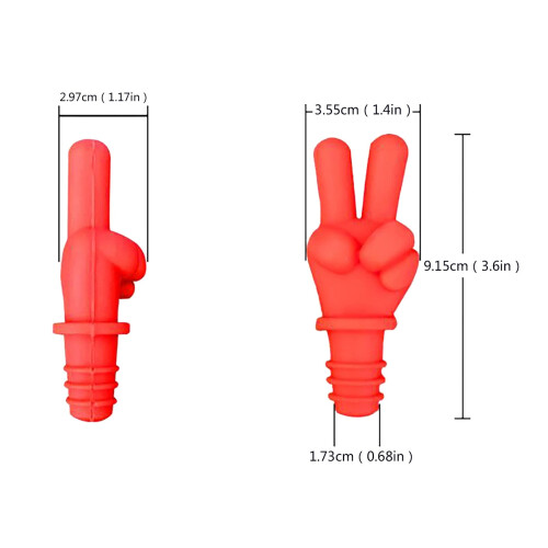 Silikon vinpropp for forseglede flasker 2