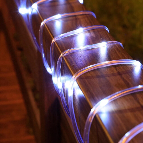 LED Rope Lights 200 LED Battery Powered Remote Waterproof 2