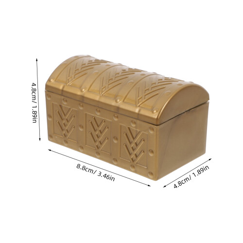 Treasure Chest Toy Box Plastic Candy Container 1 Pack 1