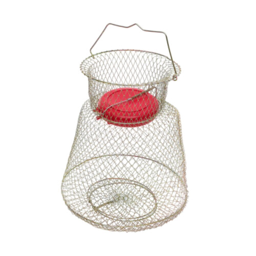 MAGIDEAL Live Fish Basket with Floats, 45cm Base 1