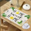 Set van 6 gele citroen placemats, hittebestendig en antislip. 2