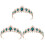 Couronne de princesse diadème de mariage, lot de 3 7