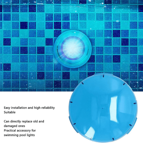 Copertura blu per lente della luce subacquea per piscina, 19 cm 1