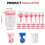 Silicone Pot Holder Oven Mitt Mini Glove 9 Colors 3