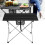 DEWIN Portable Picnic Table – Aluminium Frame, Nylon Top, 4