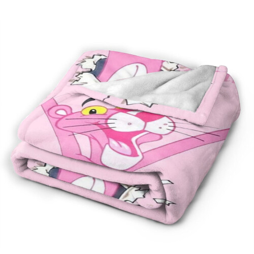 Pink Panther plush throw blanket 50x60 inches 1