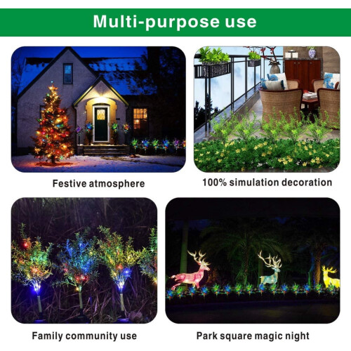 Solar garden lights for trees and pathways waterproof 1