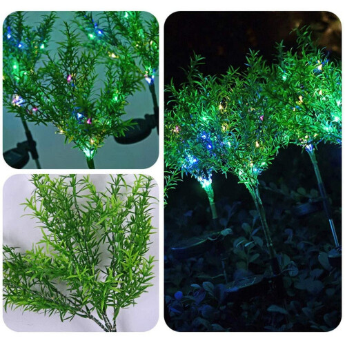 Solar garden lights for trees and pathways waterproof 2