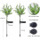 Solar garden lights for trees and pathways waterproof 4