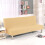 Housse de futon extensible, taille standard, douce, sans manches, jacquard élastique 4