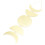 Acrylic Moon Phase Mirror Wall Art1Piece 2