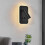 Adjustable Wall Lamp Bedside Study Reading Sconce Lamp Black 4