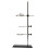 Laboratory Grade Metalware Support Stand, Clamp with 2 Retort Ring 2