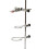 Laboratory Grade Metalware Support Stand, Clamp with 2 Retort Ring 3