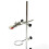 Laboratory Grade Metalware Support Stand, Clamp with 2 Retort Ring 4