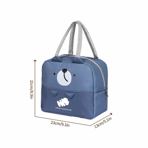 Isolierte Lunchtasche, tragbare Bento-Tasche (1 Stück) 2