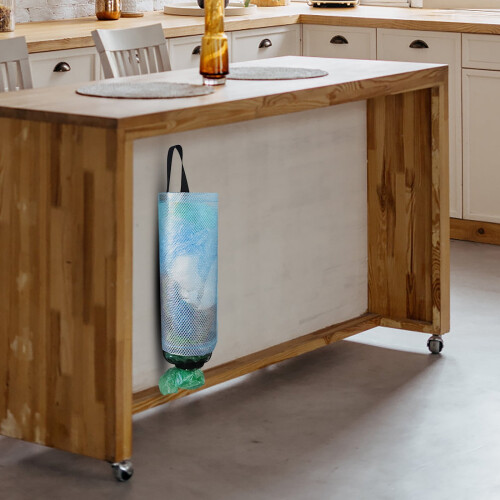 Hanging Rubbish Bag Organizer for Kitchen Dining Bar 1 Pack 2