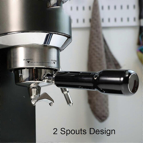51mm Coffee Portafilter 3 Ears with Double Spout for Handle 2