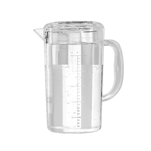 Pichet à eau en verre avec couvercle 1,5 L 1