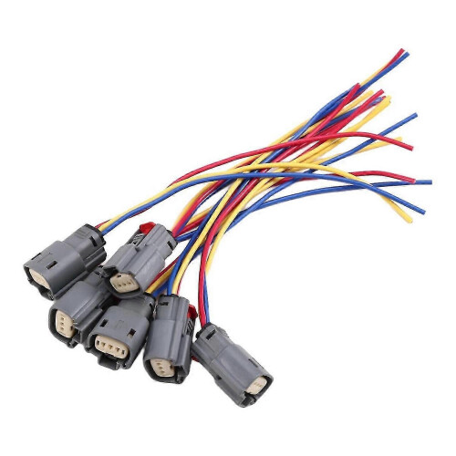 6pcs Ignition Coil Connector Plug Pigtail Harness for 2