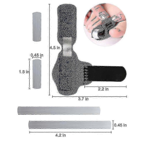 Breathable Hammer Toe Straightener, Toe Splint Corrector Strap for Claw Toe (left) -2026-Latest 2
