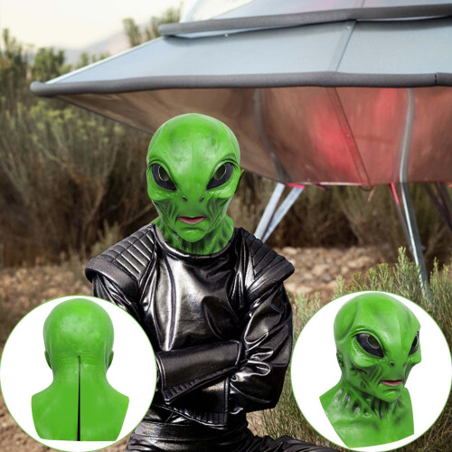 Alien Halloween Mask Realistic Latex Full Face Mask 1