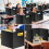 8 Pack Desk Dividers for Students, Waterproof Plastic black 5