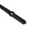 Ace de ceas din aluminiu negru, lucioase, scurte 3