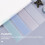 50Pcs Washi Tape Sample Boards Thickened Rounded Grid Frosted Plates 3