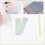 50Pcs Washi Tape Sample Boards Thickened Rounded Grid Frosted Plates 7
