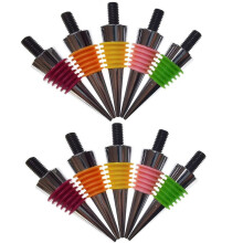 Bouchons de bouteille de vin en métal fileté, 10 pièces