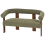 Beliani Sofa 2 Seater ILBRO Boucle Green/ Dark Brown 5