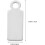 100Pcs Stainless Steel Rectangular DIY Pendant Blanks Metal Stamping Tags Engraving Blanks 2