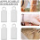 100Pcs Stainless Steel Rectangular DIY Pendant Blanks Metal Stamping Tags Engraving Blanks 8