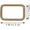 100Pcs Stainless Steel Strap Buckles Rectangular Belting Connecting Tool Sturdy Purse Making Supplies 3